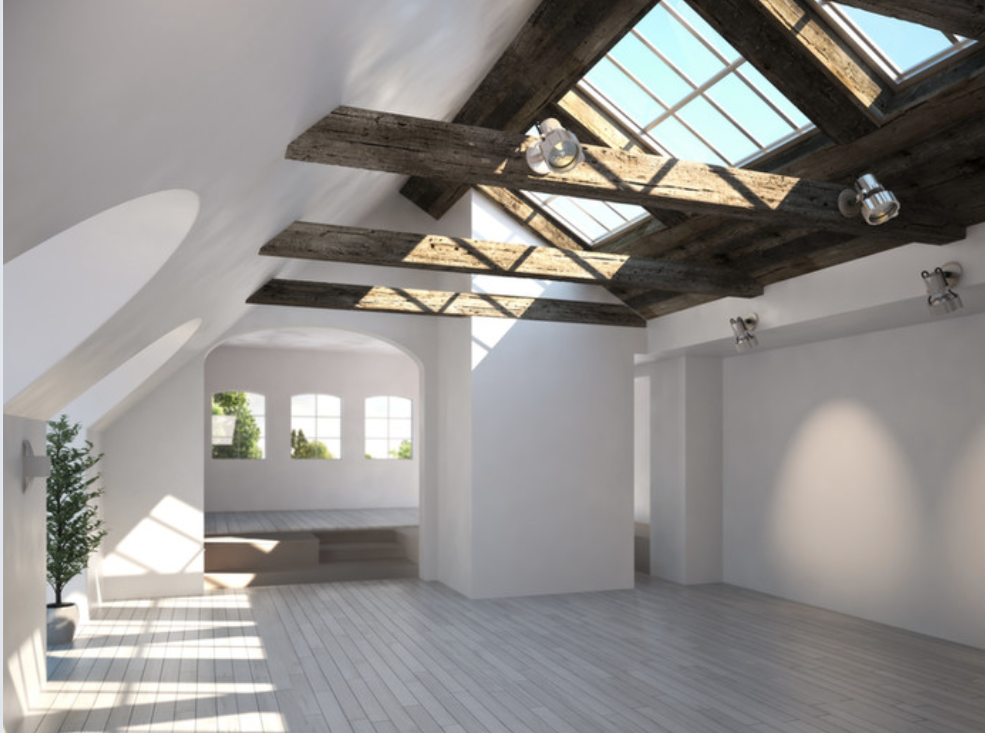 Residential property under careful refurbishment
